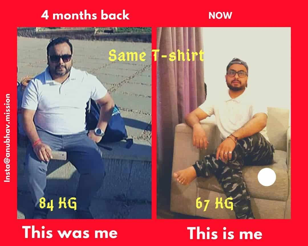 anubhav kumar weight loss