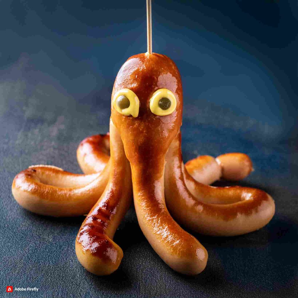 hot dog octopus